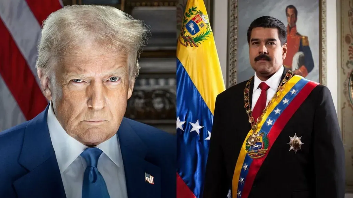 Donald Trump dan Nicolas Maduro (Sumber: Pinterest)