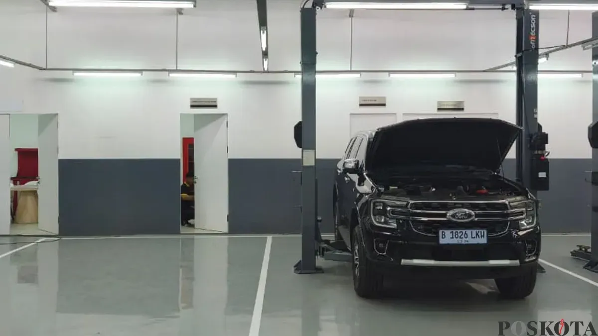 Pembukaan dealer Ford di Bekasi, Jawa Barat. (Sumber: Poskota/ Erwan Hartawan)