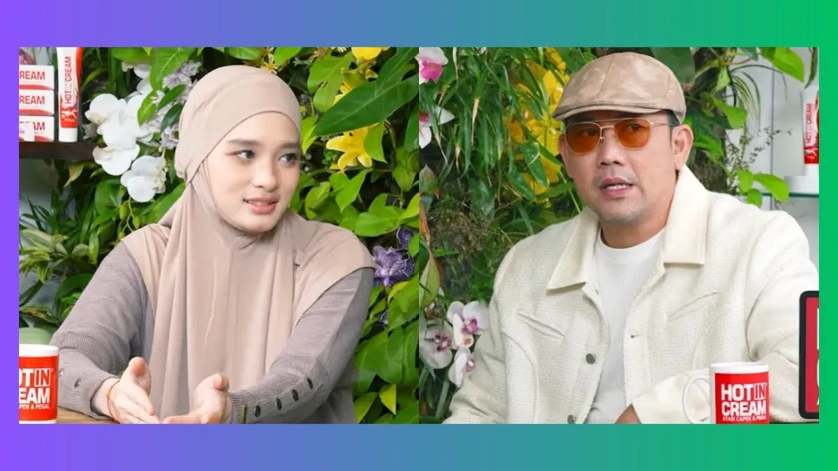Inara Rusli dan Denny Sumargo (Sumber: YouTube/CURHAT BANG Denny Sumargo)
