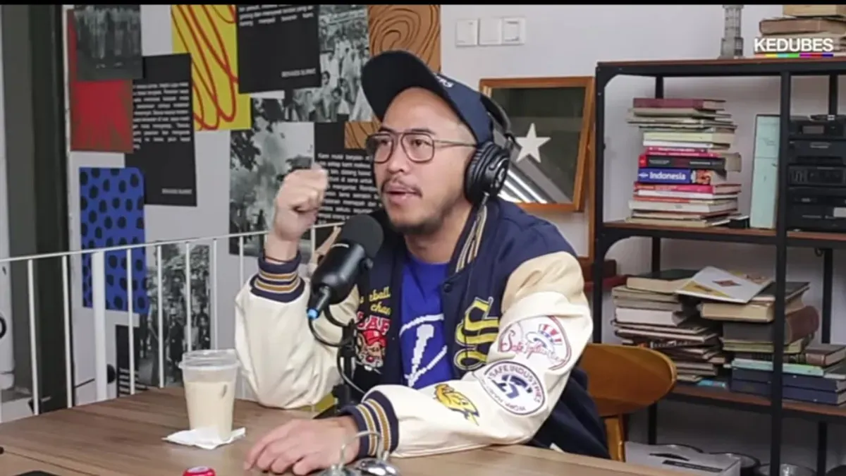 Mens Rea Pandji Pragiwaksono dilaporkan ke polisi. (Sumber: YouTube/KEDUBES)