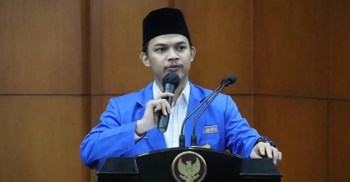 Sosok Rizki Abdul Rahman Wahid yang menjadi sorotan setelah melaporkan komika sekaligus pengamat politik Pandji Pragiwaksono ke Polda Metro Jaya. (Sumber: Facebook/Rizki Abdul Rahman Wahid)