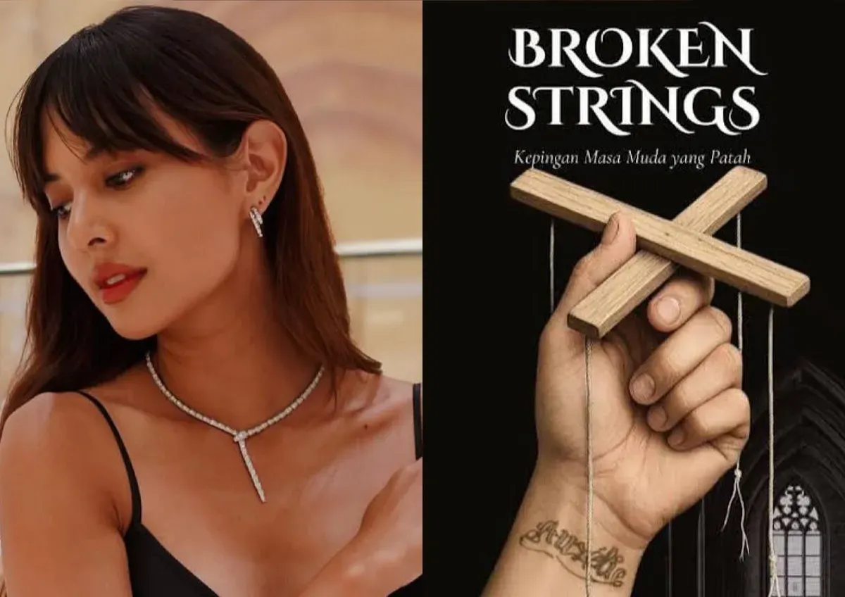Link buku memoar Broken Strings karya aktris Aurelie Moeremans gratis yang viral. (Sumber: Instagram/@aurelie)