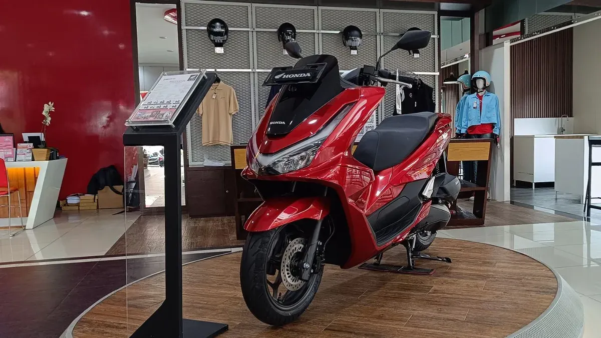 Ilustrasi data AISI mencatat ekspor motor CBU Indonesia sepanjang 2025 turun 4,95 persen menjadi 544.133 unit. (Sumber: Istimewa)