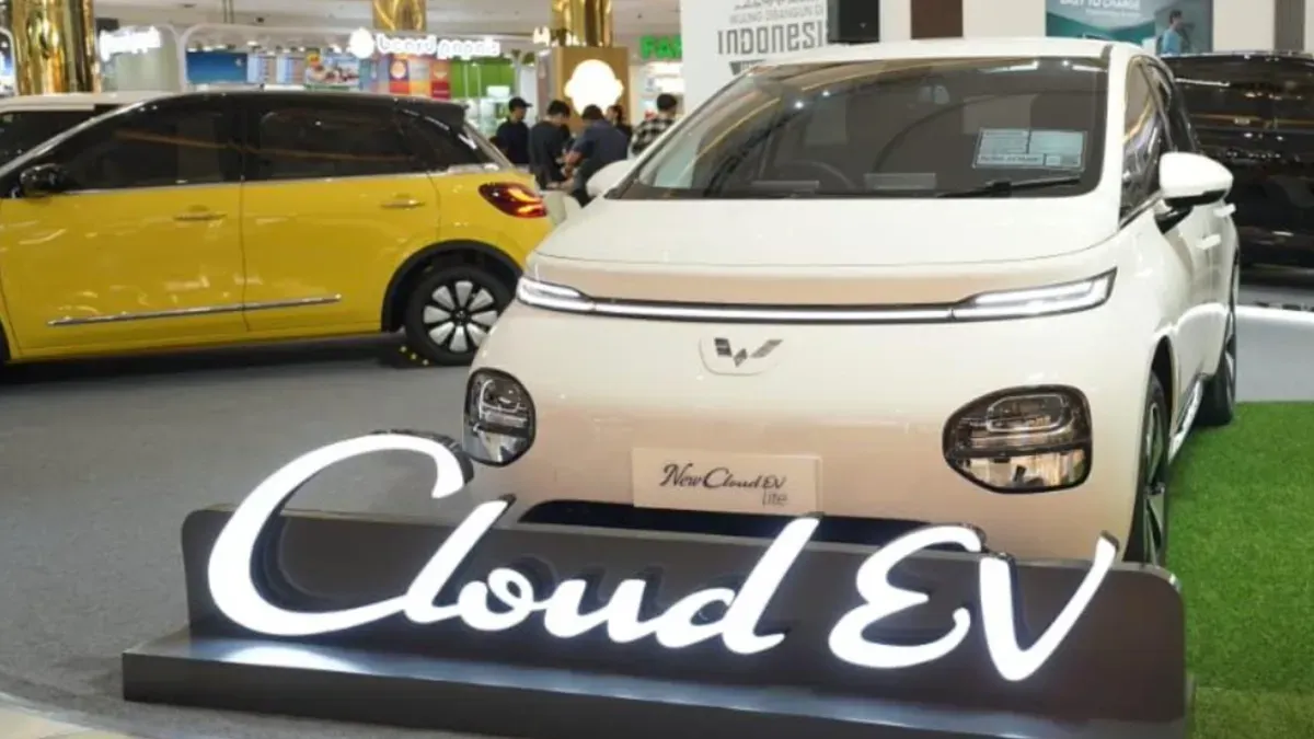 Mobil Wuling yang ditampilkan dalam pameran bertajuk "New Year New Drive". (Sumber: Wuling)