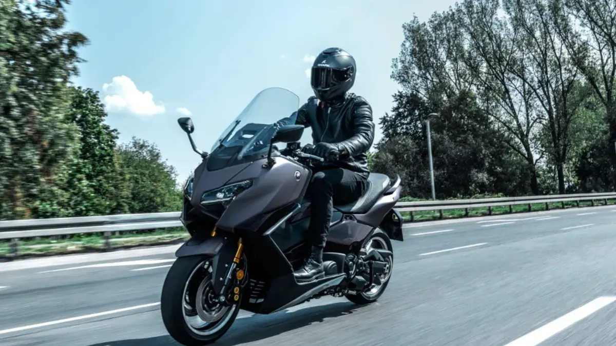 Potret Yamaha TMAX yang resmi dipasarkan di Indonesia. (Sumber: Yamaha)