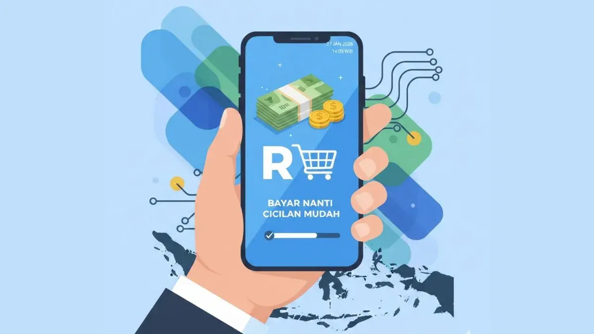 Ilustrasi bank penyedia layanan paylater (Sumber: Gemini AI)