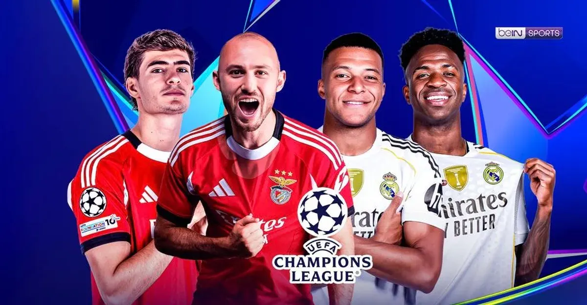 Live streaming Benfica vs Real Madrid di Liga Champions 2025/2026 (Sumber: Vidio.com)