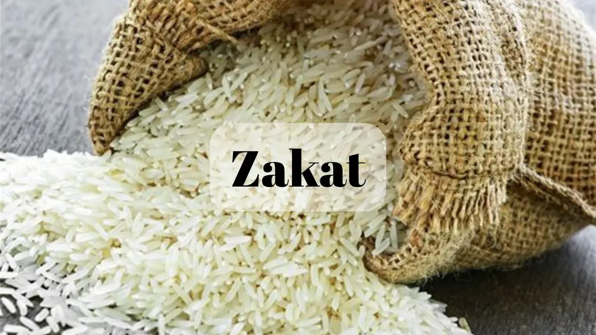 Ilustrasi zakat fitrah (Sumber: Pinterest/grammeri3)