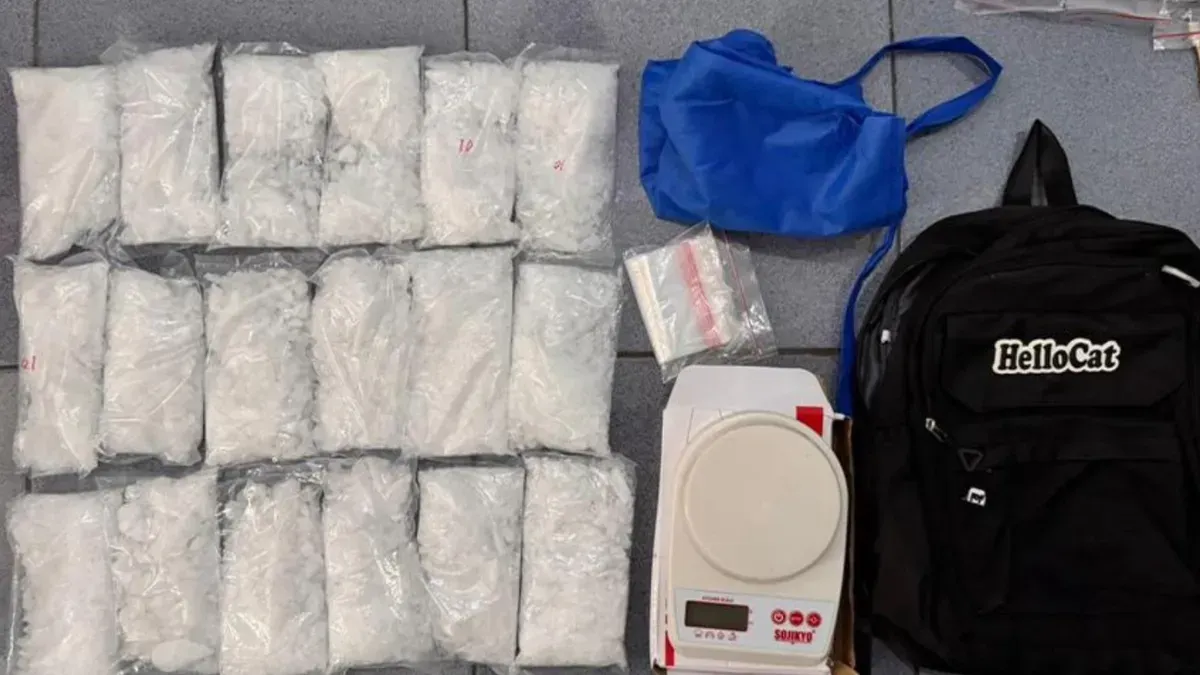 Barang bukti narkotika jenis sabu dengan total berat bruto mencapai 5,3 kilogram. (Sumber: Polda Metro Jaya)