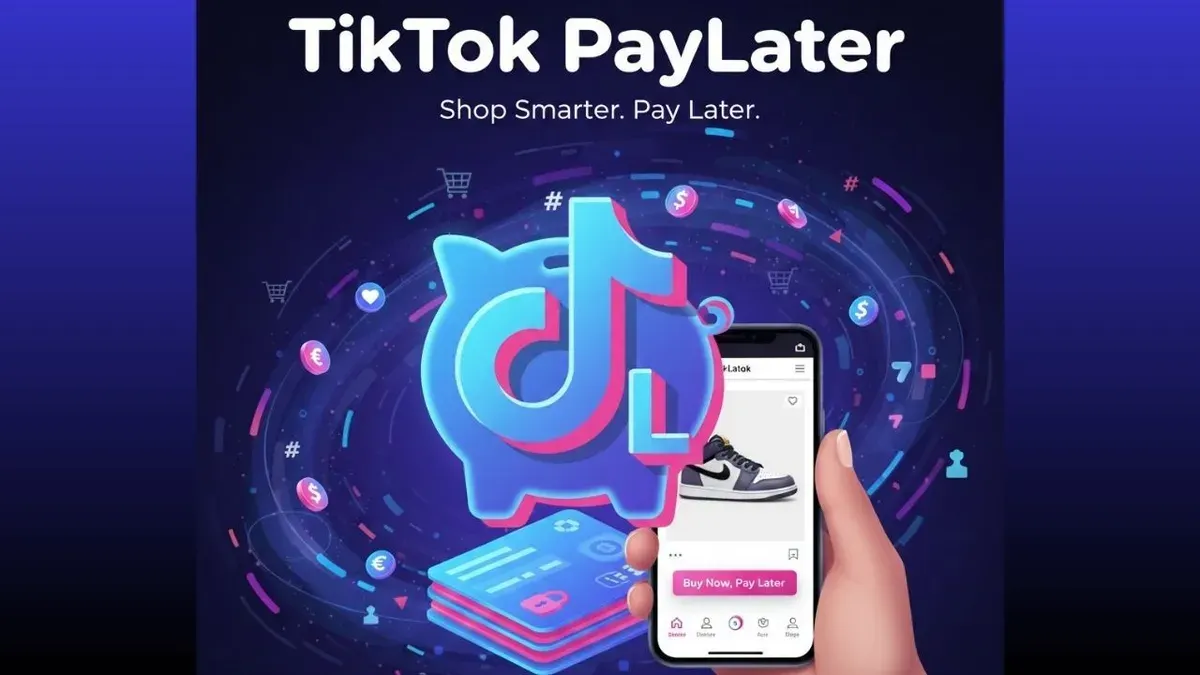 Ilustrasi. Cara bayar TikTok PayLater menggunakan e-wallet dan bank (Sumber: Gemini AI)