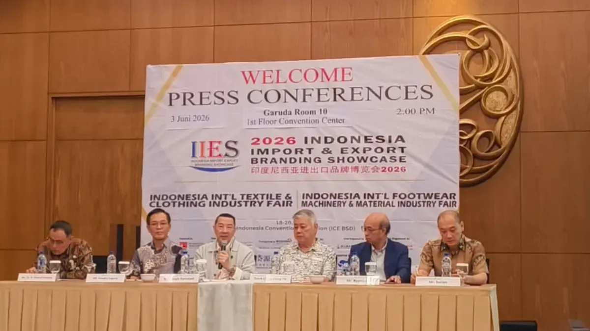 Gelaran acara Indonesia Import dan Export Branding Showcase (IIES) 2026 di ICE BSD, Jakarta, Rabu, 3 Juni 2026. (Sumber: Istimewa)
