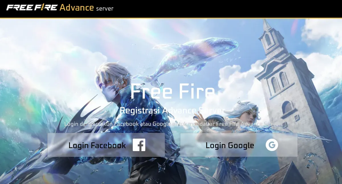 Dashboar FF Advance Server OB54 hingga 18 Juni 2026. (Sumber: Dok/Free Fire)
