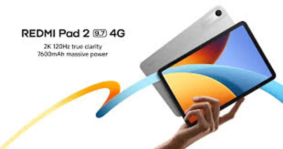 Redmi Pad 2 9.7 resmi hadir di Indonesia dengan layar 2K 120Hz, chipset Snapdragon 6s 4G Gen 2, dan baterai 7.600 mAh yang dirancang untuk mendukung aktivitas belajar, hiburan, hingga gaming sehari-hari. (Sumber: Dok/Redmi)