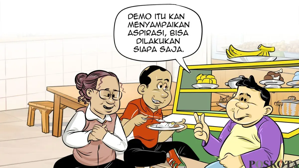 Obrolan warteg edisi hari ini, Senin, 8 Juni 2026. (Sumber: Poskota/Arif Setiadi)