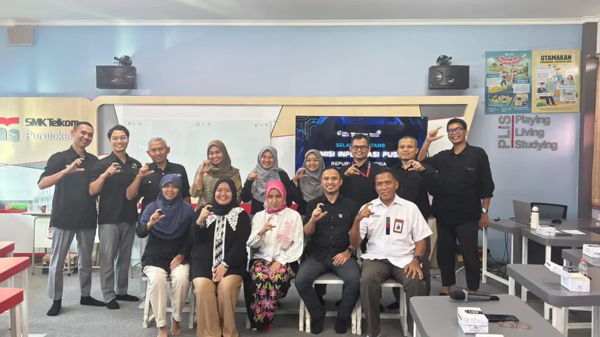 Kegiatan Edukasi Keterbukaan Informasi Publik di SMK Telkom Purwokerto, Jawa Tengah, Selasa, 2 Juni 2026. (Sumber: Dok. Telkom)
