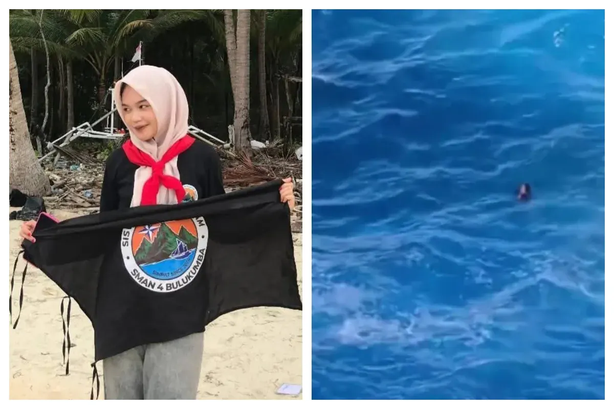 Sosok Elmi Febrianti tengah menjadi sorotan usai insiden tragis yang merenggut nyawanya di kawasan wisata Tebing Apparalang, Kabupaten Bulukumba, Sulawesi Selatan. (Sumber: X/@Xawalez)