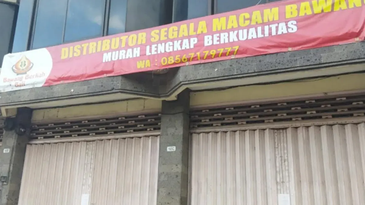 Toko Berkah Bawang Bali disegel aparat kepolisian, pemilik minta perlindungan Komisi III Dewan Perwakilan Rakyat (DPR). (Sumber: Istimewa)