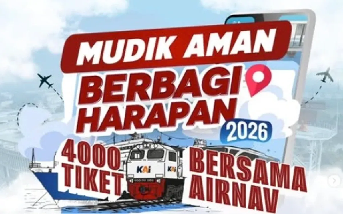 Pendaftaran mudik gratis AirNav Indonesia dibuka hari ini, cek jadwal dan rutenya. (Sumber: Instagram/@airnavindonesia)