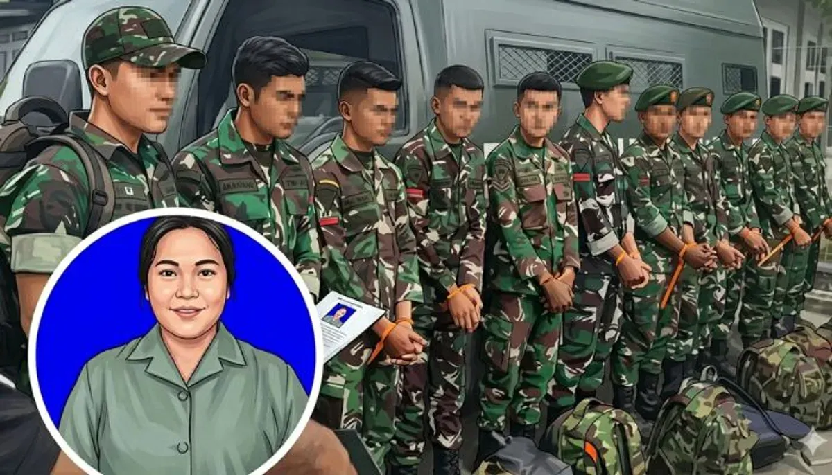 Ilustrasi. Kasus dugaan perselingkuhan seorang Ibu Persit dengan 13 prajurit TNI di Papua tengah diselidiki Pomdam XVII/Cenderawasih. (Sumber: Poskota/AI Generated)