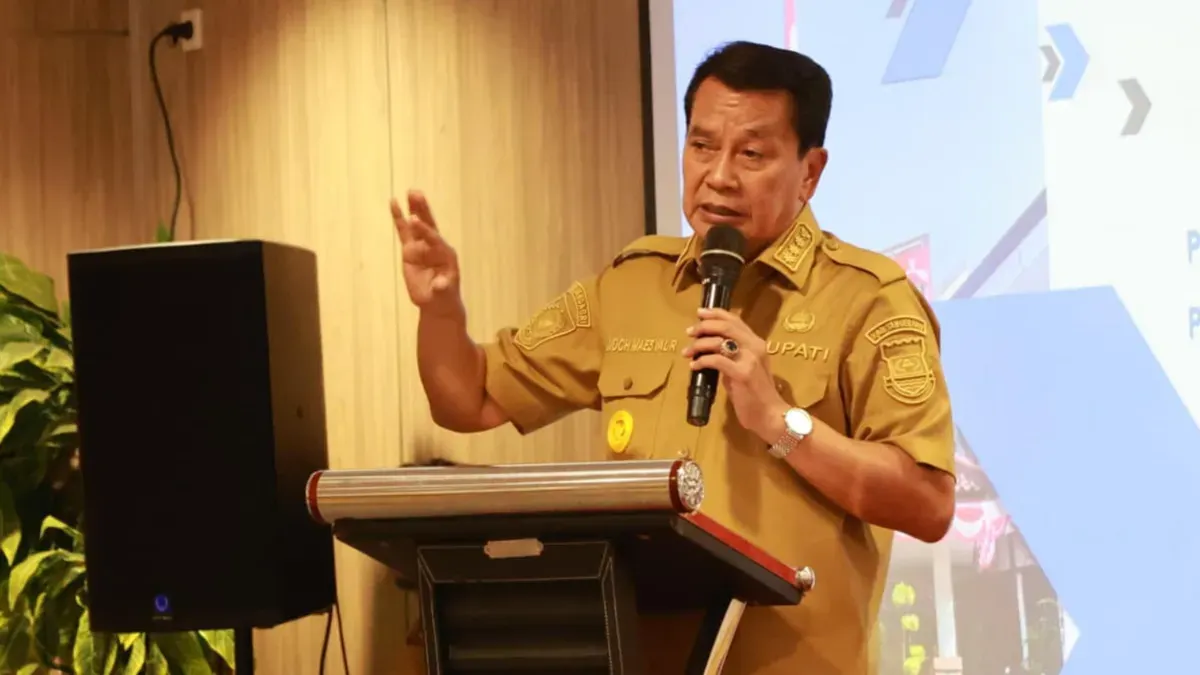 Bupati Tangerang, Maesyal Rasyid soroti MBG. (Sumber: Poskota/Veronica)