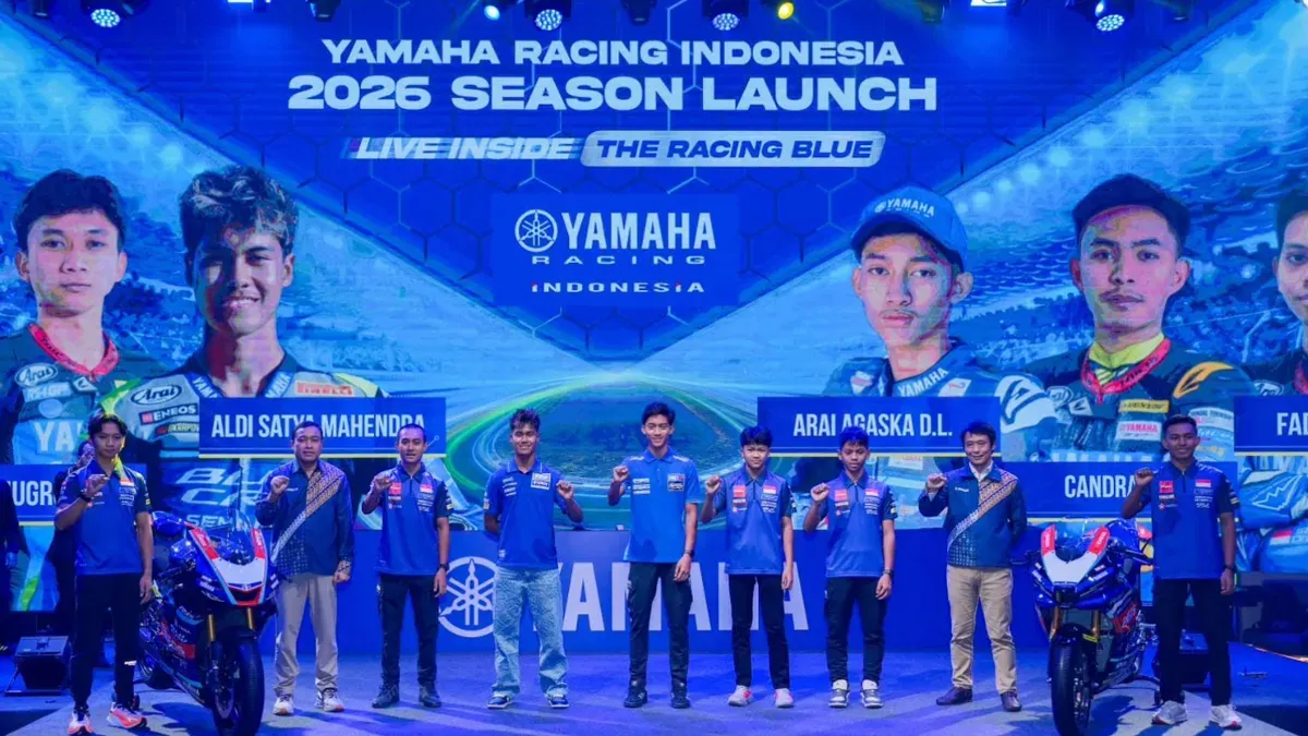 Yamaha resmi merilis formasi 10 tim dan 40 rider untuk musim balap 2026. (Sumber: Yamaha)