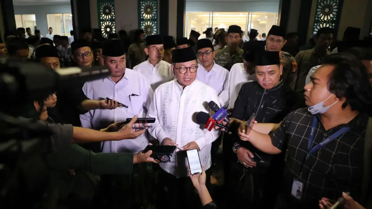 Gubernur Jakarta, Pramono Anung mengajak masyarakat menjaga kondusivitas di tengah dinamika global. (Sumber: Dok. Kominfo Jakarta)