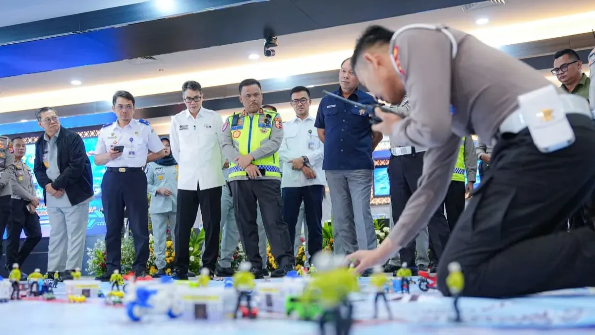 Pelaksanaan TFG persiapan Operasi Ketupat 2026, di Aula Madellu Korlantas Polri, Jakarta, Selasa, 3 Maret 2026. (Sumber: Dok. Polri)