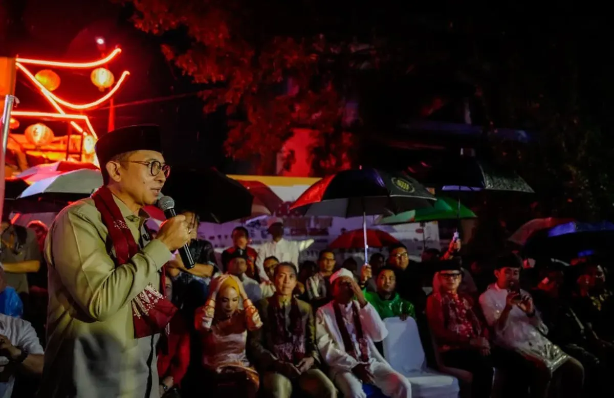 Menbud Fadli Zon menghadiri BSF Cap Go Meh 2026 di kawasan Suryakencana, Kota Bogor, Jawa Barat pada 1-3 Maret 2026. (Sumber: Dok. Kemenbud)