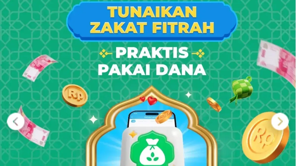 Panduan lengkap bayar zakat fitrah di DANA. (Sumber: Facebook/DANA)