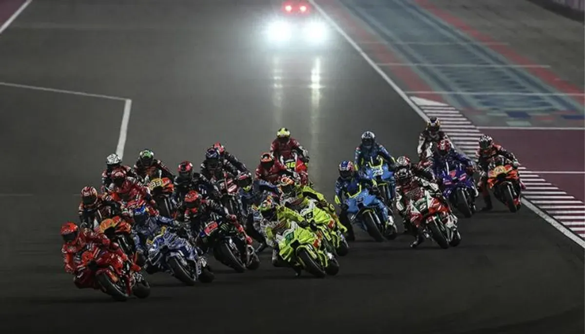 MotoGP mengumumkan penundaan MotoGP Qatar 2026 dari April ke November karena situasi keamanan di Timur Tengah. (Sumber: Instagram/@motogp)