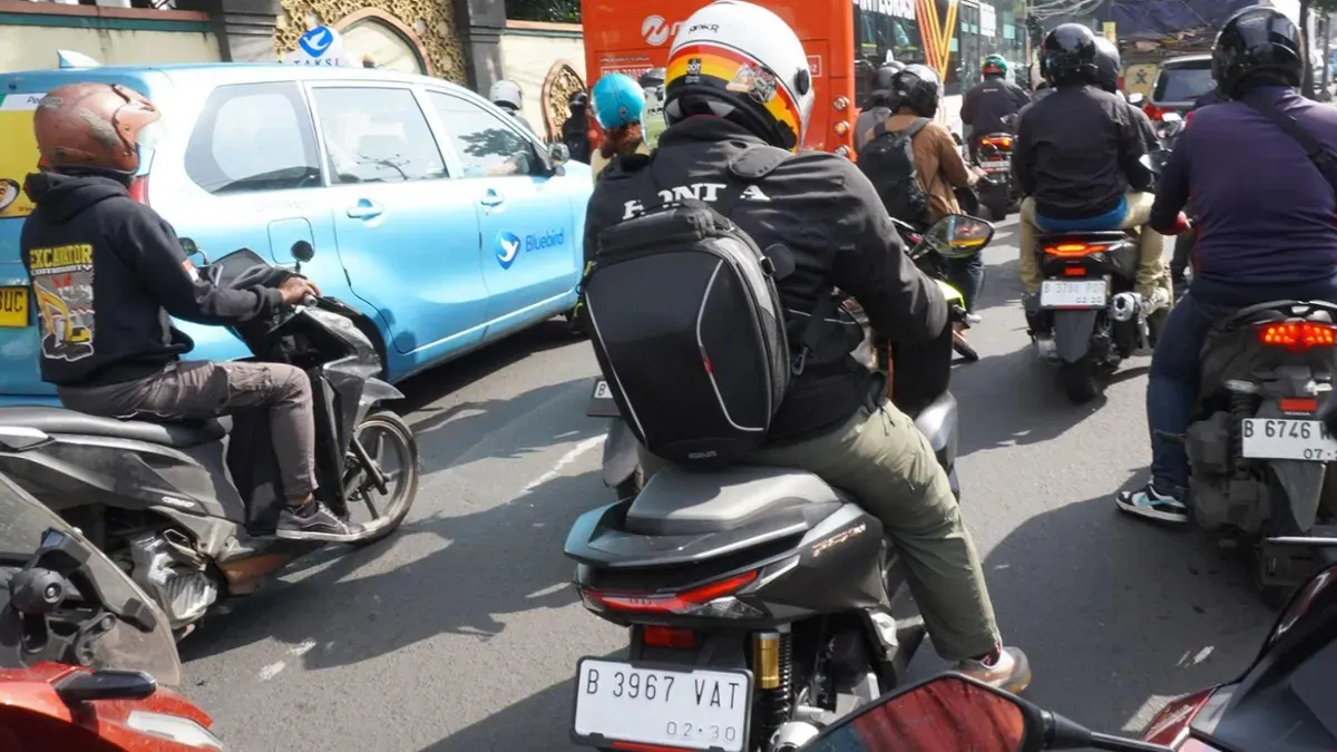PT Wahana Makmur Sejati menghadirkan Bale Santai Honda bagi pemudik motor. (Sumber: WMS)