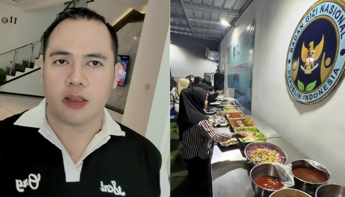 Hendrik Irawan klarifikasi video viral soal insentif MBG Rp6 juta per hari. (Sumber: TikTok/@mitrapangaubanbatujajar)