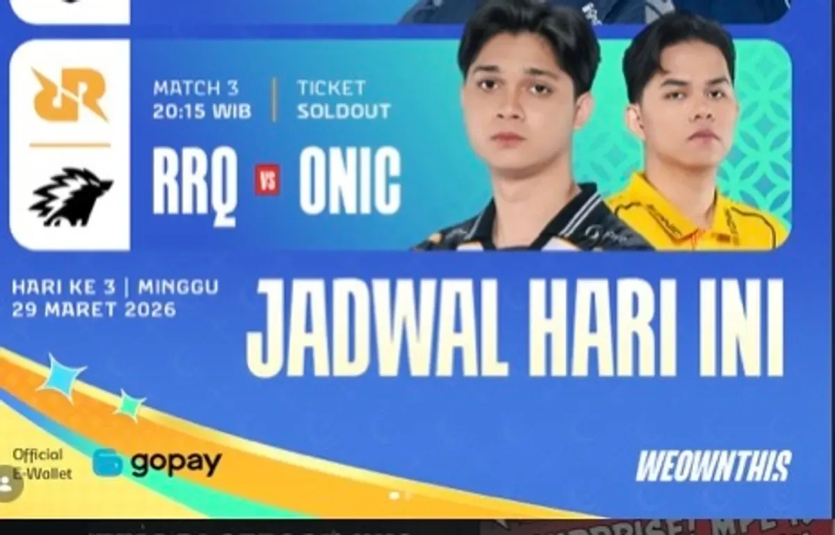 Jadwal pertandingan RRQ Hoshi vs Onic di MPL ID S17 Week 1. (Sumber: Instagram/@mpl.id.official)