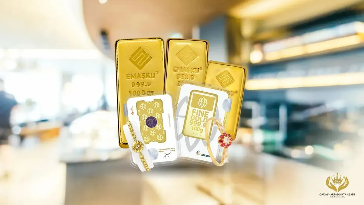 Perbedaan emas Antam dan Hartadinata. (Sumber: Gadai Hartadinata Abadi)