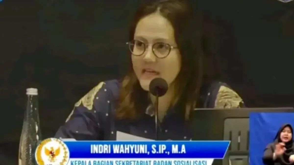 Profil Indri Wahyuni, juri LCC 4 Pilar MPR yang kontroversial. (Sumber: TikTok)