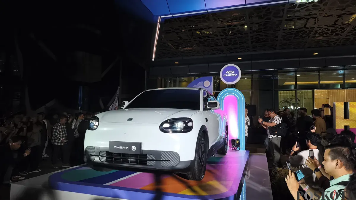 Chery Q resmi diperkenalkan di Indonesia dan kini sudah dapat dipesan melalui skema pre-booking (Sumber: Poskota/ Erwan Hartawan)