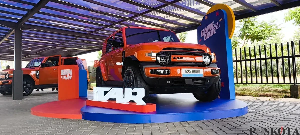 iCAR V23 resmi dijual dengan harga mulai Rp389 Jutaan (Sumber: Poskota/ Dimas Prassetyo)