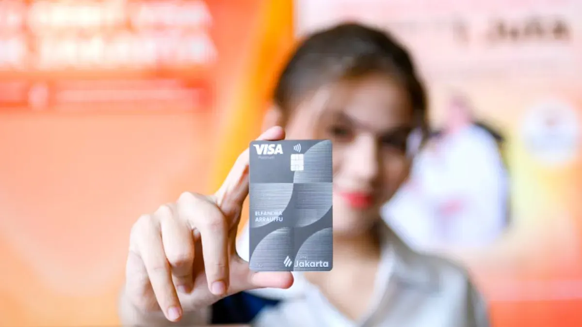 Kartu Debit VISA Bank Jakarta. (Sumber: Istimewa)