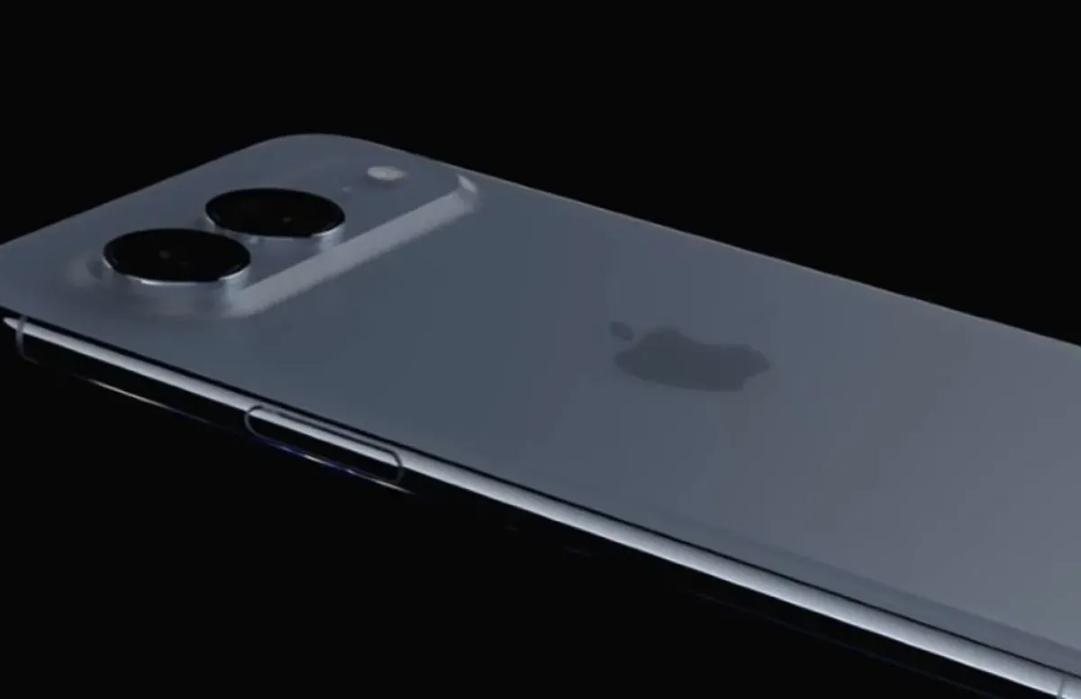 Render konsep iPhone 20 memperlihatkan desain layar penuh tanpa notch yang disebut-sebut menjadi arah baru Apple untuk generasi iPhone masa depan. (Sumber: Youtube/@fpt)