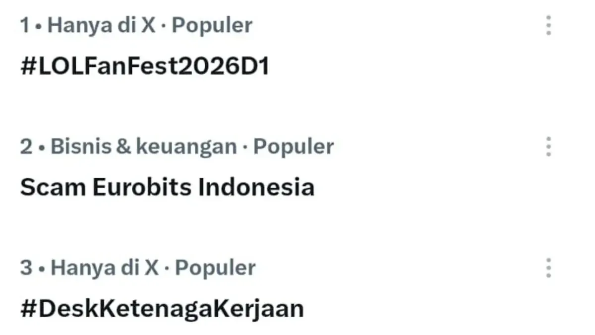 Eurobits Indonesia terseret dugaan ponzi kripto. Nama komunitas tersebut sempat ramai diberbincangkan di jagat maya. (Sumber: Dok. Istimewa)