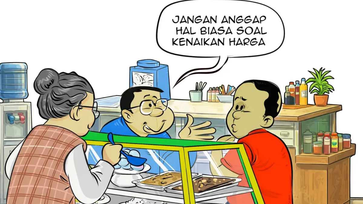 Ilustrasi Obrolan Warteg, Senin, 25 Mei 2026. (Sumber: Poskota/Arif Setiadi)