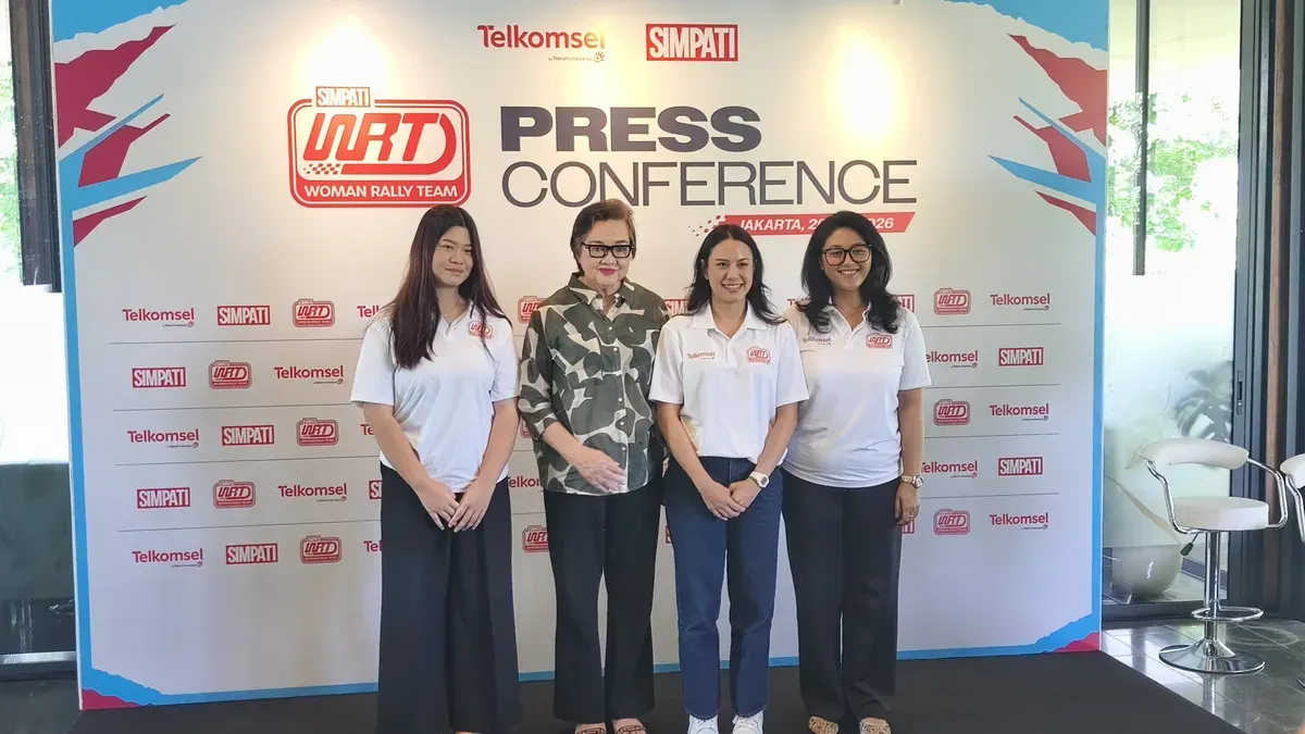 Peluncuran Simpati Woman Rally Team di Jakarta, pada Selasa, 26 Mei 2026 (Sumber: Poskota/ Erwan Hartawan)