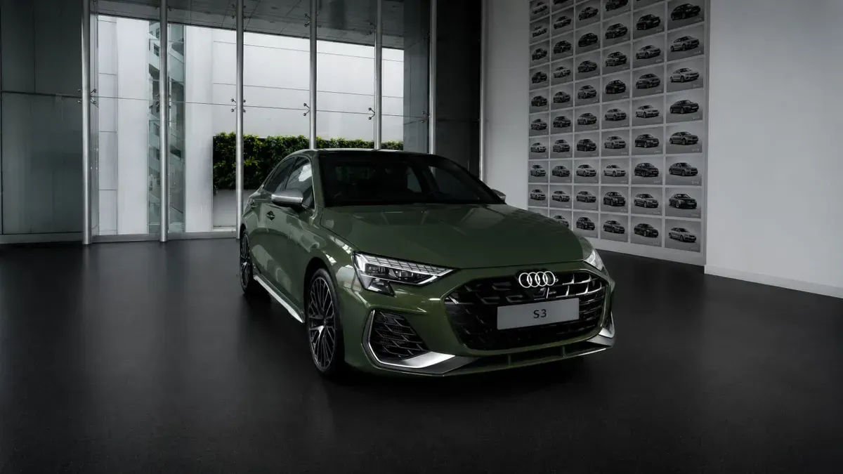The New Audi S3 Verve Edition dengan warna District Green (Sumber: Audi Indonesia)