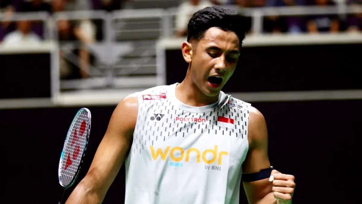 Potret pebulutangkis Alwi Farhan di Singapore Open. (Sumber: Istimewa)