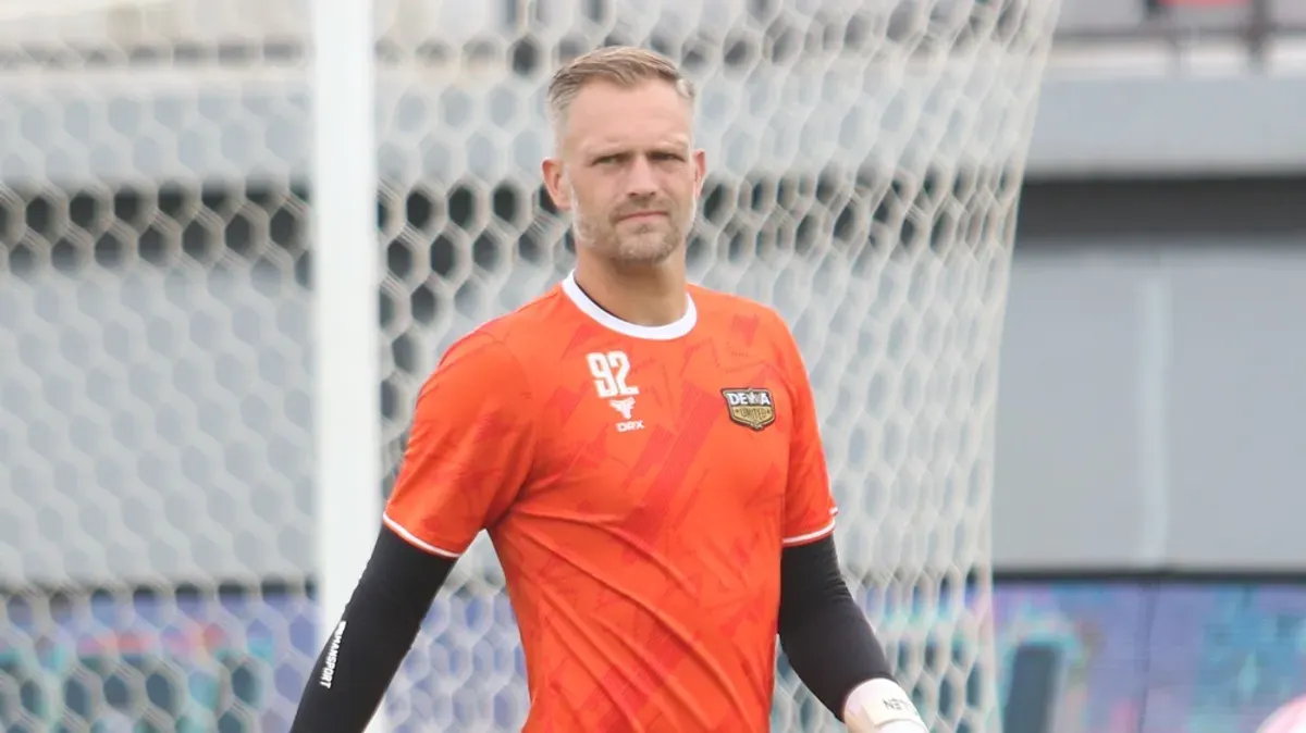 Penjaga gawang Dewa United FC, Sonny Stevens (Sumber: Dok/Dewa United)