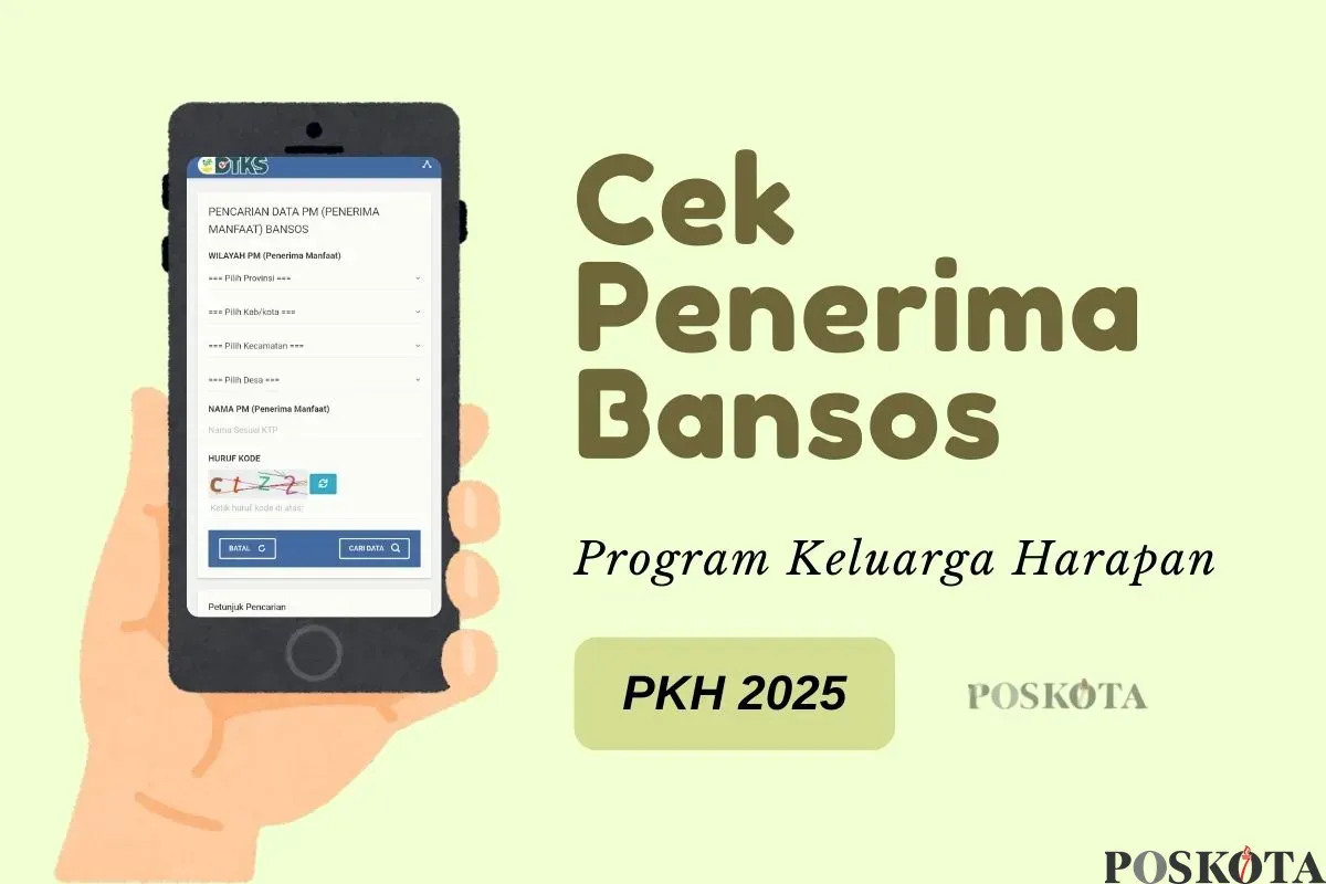 Cek bansos PKH Kemensos 2025. (Sumber: Poskota/Della Amelia)