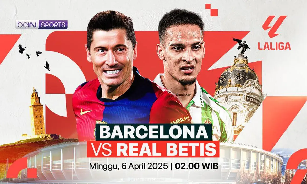 Link live streaming Barcelona vs Real Betis. (Sumber: Vidio)