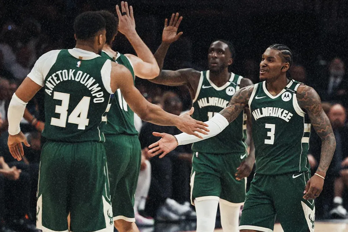 Daftar tim lolos playoffs NBA 2025, Milwaukee Bucks memastikan jadi tim kedelapan yang melangkah ke fase berikut. (Sumber: Instagram @bucks)