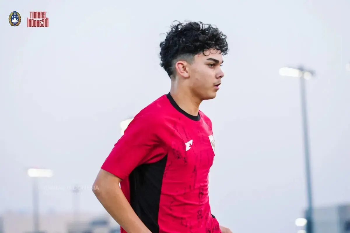 Pemain Timnas Indonesia U17, Mathew Baker. (Sumber: Dok. PSSI)