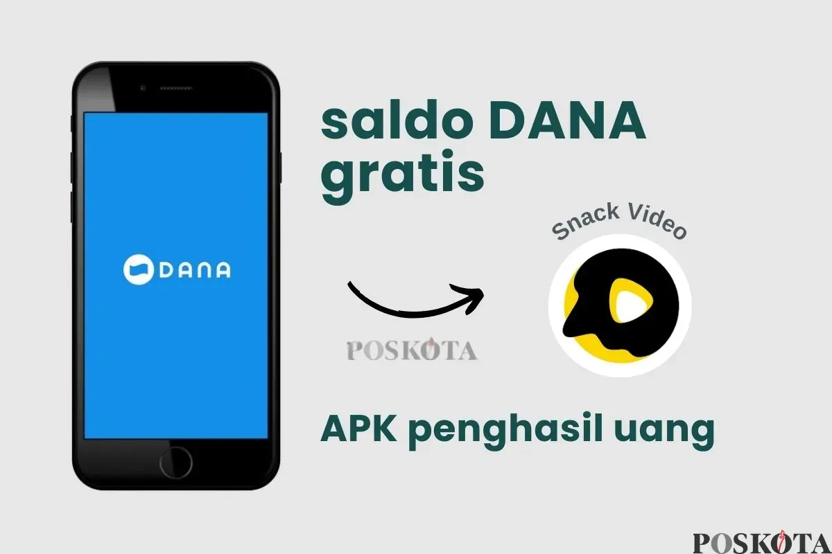 Klaim saldo DANA gratis Rp250.000 dari Snack Video. (Sumber: Poskota/Della Amelia)